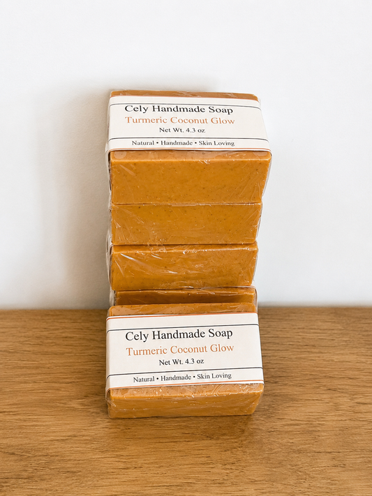 Turmeric coconut glow soap